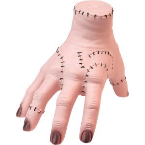 Blutiges Körperteil Hand Deko Standfigur THE HAND 20cm haut-rot