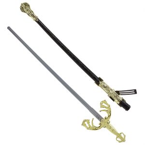 Edelherr König Schwert Langschwert Königsschwert mit Scheide 72cm silber-gold