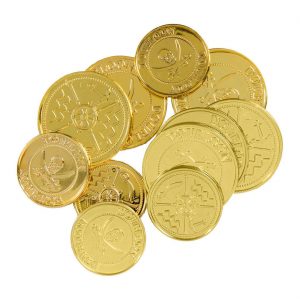 Piraten Dekomünzen Goldmünzen Dublonen gold