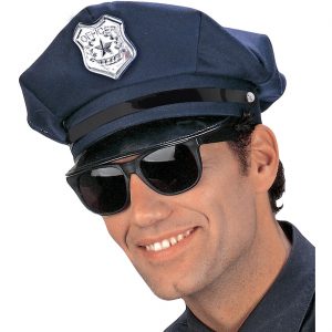 Polizei Schildmütze Officer Classic dunkelblau-silber