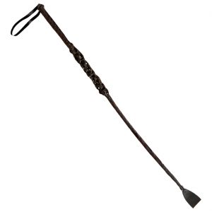 Cowboy Western / Zirkus Peitsche Gerte Reitgerte Lederoptik 60cm schwarz