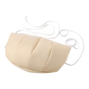 Lustiger Bauch JGA Deko Körperteilatrappe aufblasbar oder Buckel Scherzartikel Textilbauch wattiert zum Umbinden haut