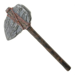 Steinzeit Axt Handaxt Steinaxt 53cm braun-grau