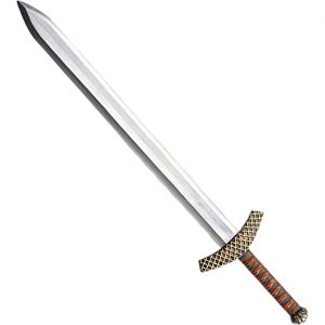 Ritter / Krieger Schwert Langschwert Antikoptik 86cm silber-braun