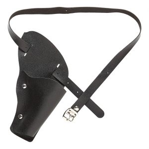 Polizei FBI SWAT Wadenholster mit einer Tasche Lederoptik Deluxe schwarz