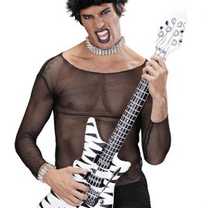 Punk Rocker Nietenhalsband+Armband Set mit Stachelnieten verstellbar bzw elastisch silber