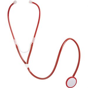 Arzt Stethoskop Deko Accessoire Artikel auch für Krankenschwester Chirurg rot-weiß