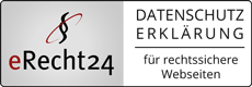 Siegel (e-Recht24.de / Datenschutzerklärung für rechtssichere Webseiten)